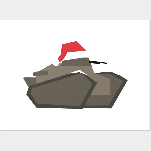 Renault FT Christmas Robin Tank Wall Art by Art Designs